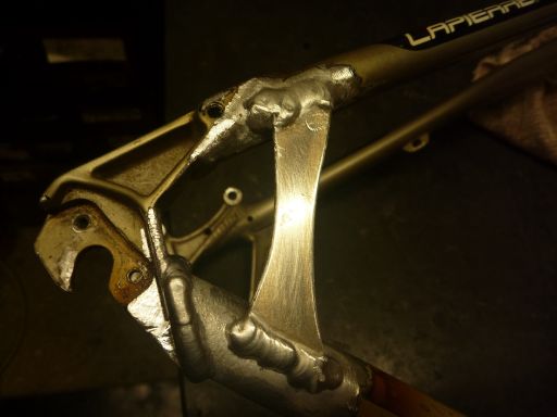 Réparation cadre aluminium