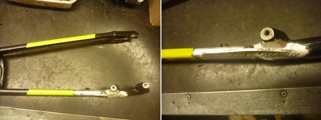 Soudure d'un cadre de VTT en aluminium