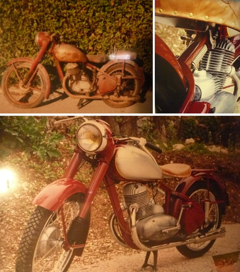 Restauration 250 JAWA de 1955